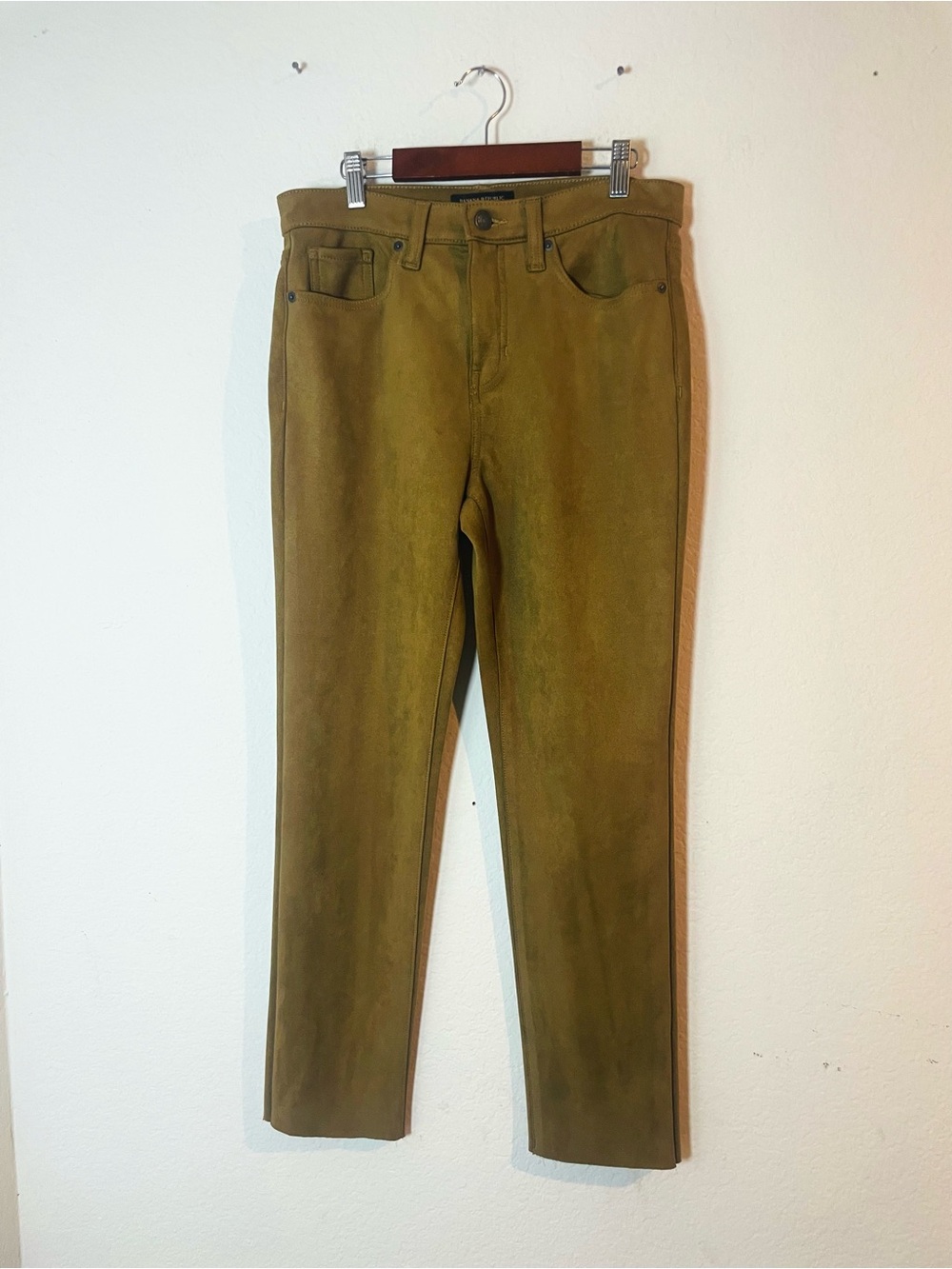 Banana Republic High-Rise Slim Pants Horse Hair Brown Size 28/6